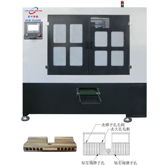 點擊查看詳細信息<br>標(biāo)題：JZ-4.5自動鎖殼鉆彈子孔去毛刺機 閱讀次數(shù)：1938