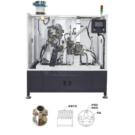 點擊查看詳細信息<br>標(biāo)題：JZ-15.8E轉(zhuǎn)盤式圓鎖頭組合機 閱讀次數(shù)：596